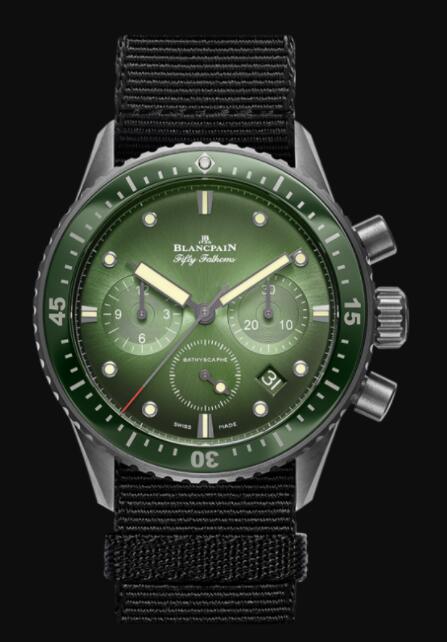 Replica Blancpain Fifty Fathoms BATHYSCAPHE CHRONOGRAPHE FLYBACK Watch 5200 0153 NABA - Click Image to Close